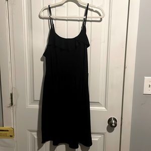 Like new black dress with spaghetti straps
